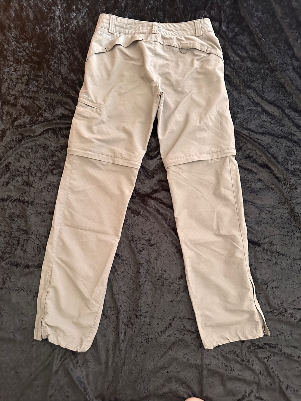 Columbia Beige Cargo Convertible Hiking Pants